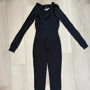 Nike Yoga Jumpsuit Long Sleeve Black Small